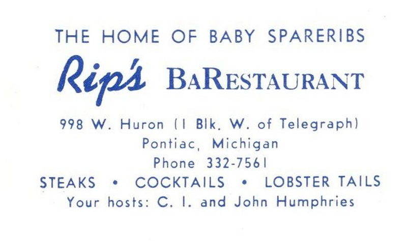 Heroes Bar-BQ & Brew (Rips BaRestaurant) - Postcard